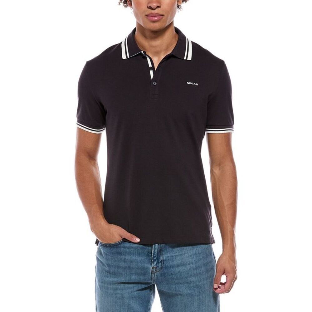 Gas Mens  Polo Shirt, Purple
